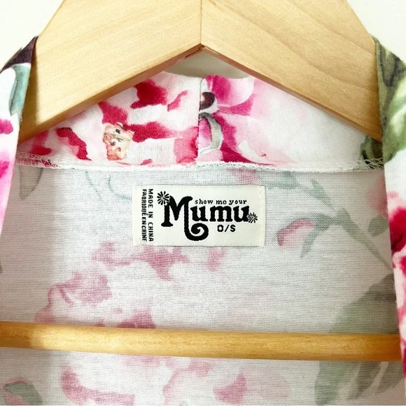 Show Me Your Mumu Brie Floral Robe Garden of Blooms One Size - Picture 5 of 12